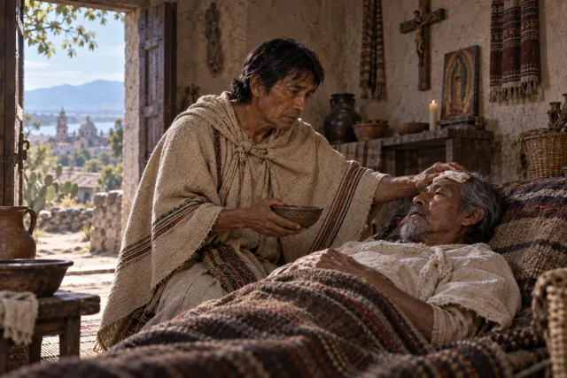 Hôm sau (Chúa nhật 10 tháng 12), Juan Diego lại kiên nhẫn đến dinh giám mục lần thứ hai