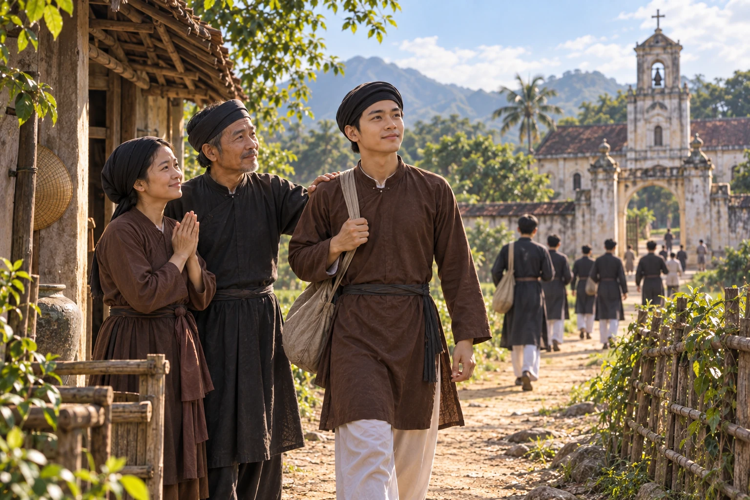 Chủng sinh chưa kịp vào trường